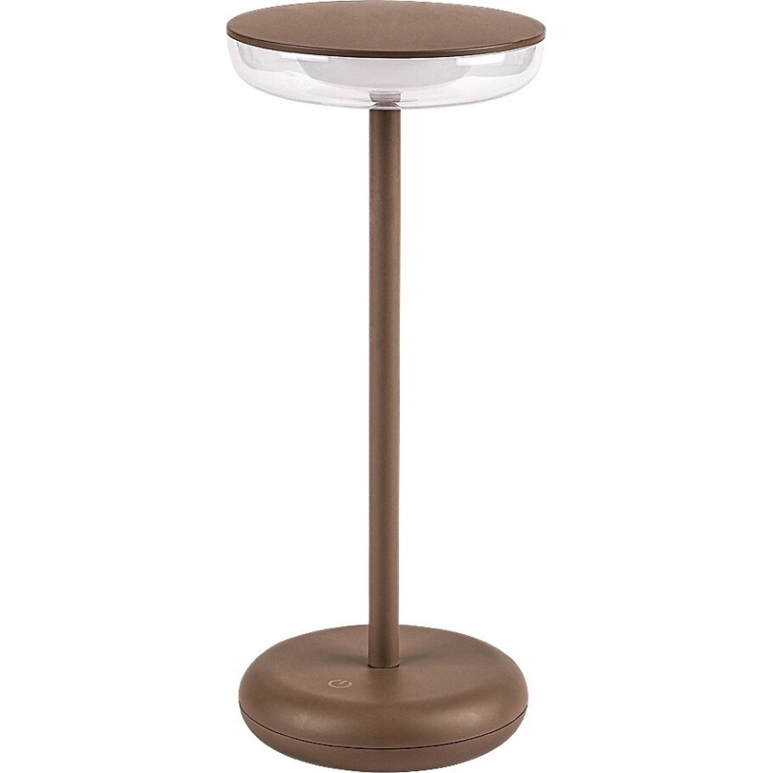 Rabalux - LED prigušiva punjiva spoljna lampa LED/6W/5V IP44 1800 mAh braon