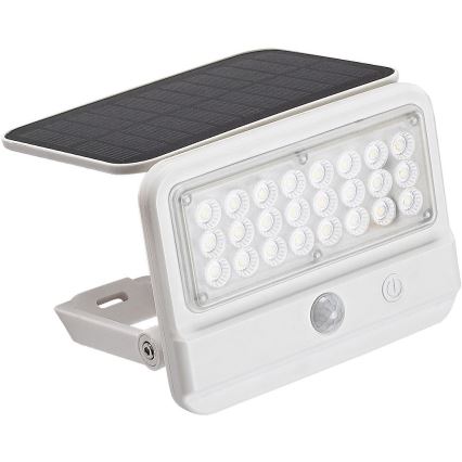 Rabalux - LED solarno zidno svetlo sa senzorom LED/7W/3,7V IP54 belo 3000 mAh