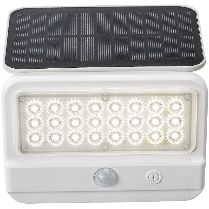 Rabalux - LED solarno zidno svetlo sa senzorom LED/7W/3,7V IP54 belo 3000 mAh