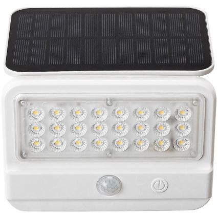 Rabalux - LED solarno zidno svetlo sa senzorom LED/7W/3,7V IP54 belo 3000 mAh
