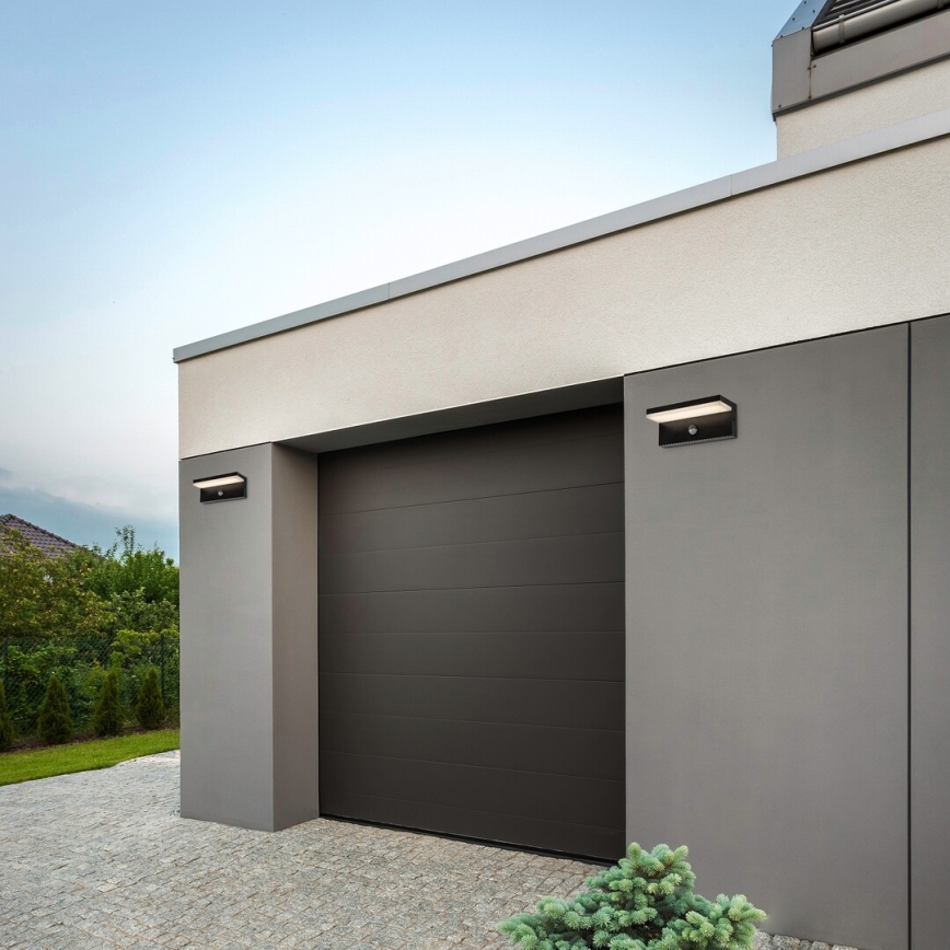 Rabalux - spoljno zidno LED svetlo sa senzorom LED/9W/230V 2700/4000/6500K IP54 crna