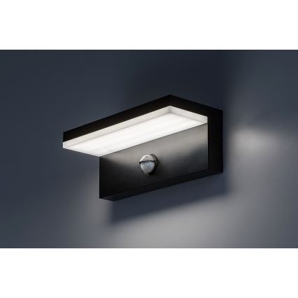 Rabalux - spoljno zidno LED svetlo sa senzorom LED/9W/230V 2700/4000/6500K IP54 crna
