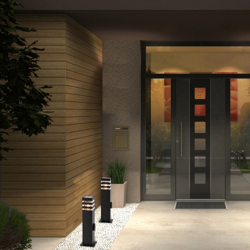 Rabalux - Spoljašnja lampa sa utičnicom 1xE27/12W/230V IP44