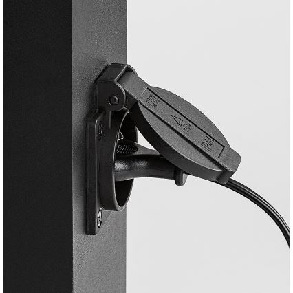 Rabalux - Spoljašnja lampa sa utičnicom 1xE27/12W/230V IP44