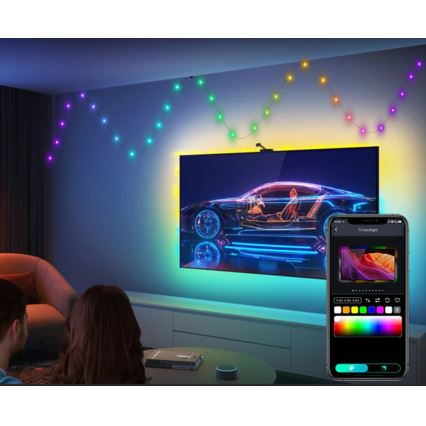 Rabalux - RGB LED traka LED/3,2W/5V 10m IP44 Wi‑Fi + sa daljinskim upravljačem