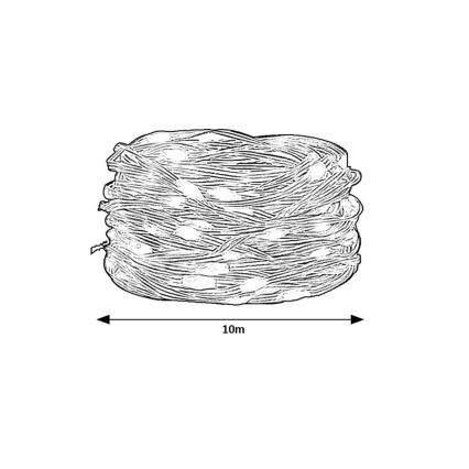Rabalux - RGB LED traka LED/3,2W/5V 10m IP44 Wi‑Fi + sa daljinskim upravljačem