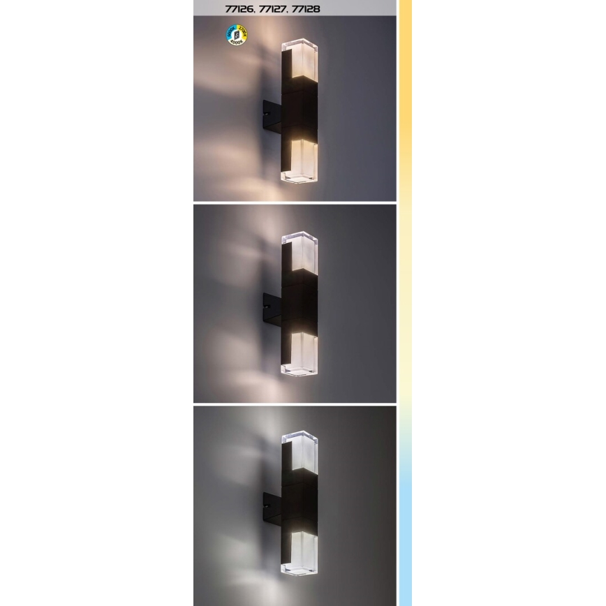Rabalux - Spoljašnje zidno LED svetlo LED/7W/230V 2700/4000/6000K IP54