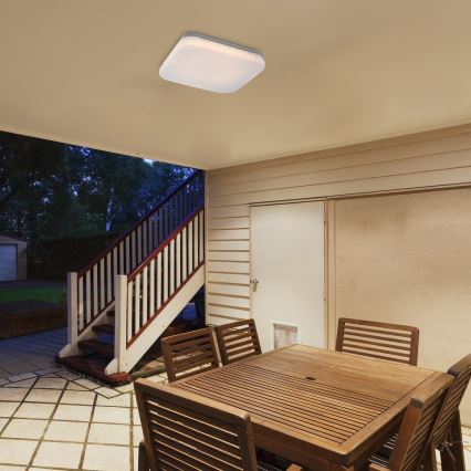 Rabalux - LED plafonsko svetlo za kupatilo LED/12W/230V 3000/4000/6000K IP44 24x24 cm