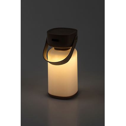 Rabalux - LED spoljašnja prigušiva stona lampa, na dodir, punjiva, LED/3W/5V, IP44, braon