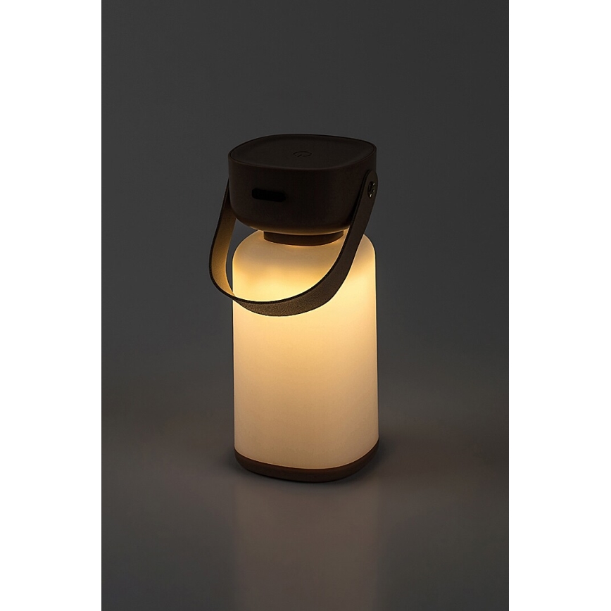 Rabalux - LED spoljašnja prigušiva stona lampa, na dodir, punjiva, LED/3W/5V, IP44, braon