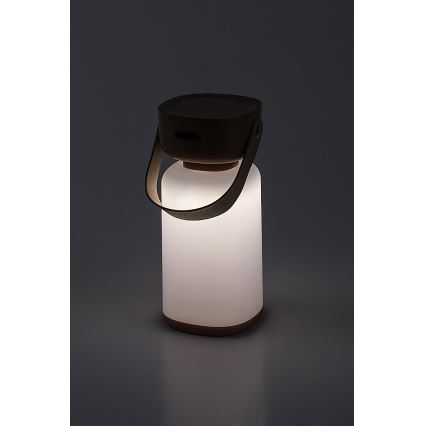 Rabalux - LED spoljašnja prigušiva stona lampa, na dodir, punjiva, LED/3W/5V, IP44, braon