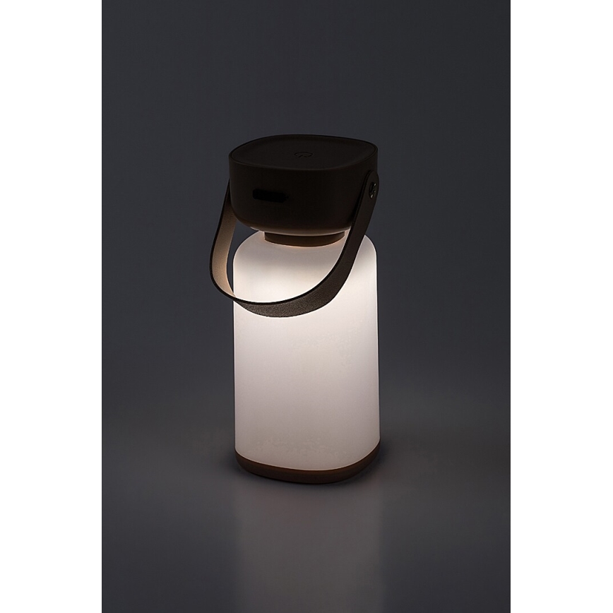 Rabalux - LED spoljašnja prigušiva stona lampa, na dodir, punjiva, LED/3W/5V, IP44, braon