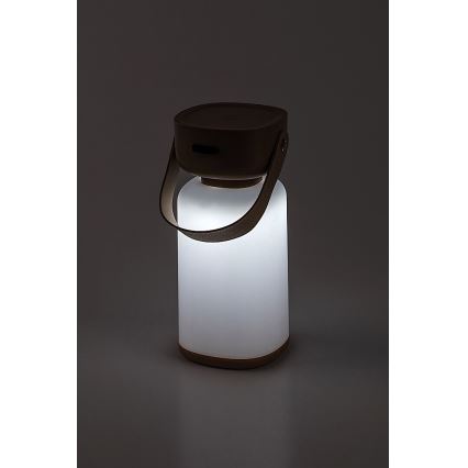 Rabalux - LED spoljašnja prigušiva stona lampa, na dodir, punjiva, LED/3W/5V, IP44, braon