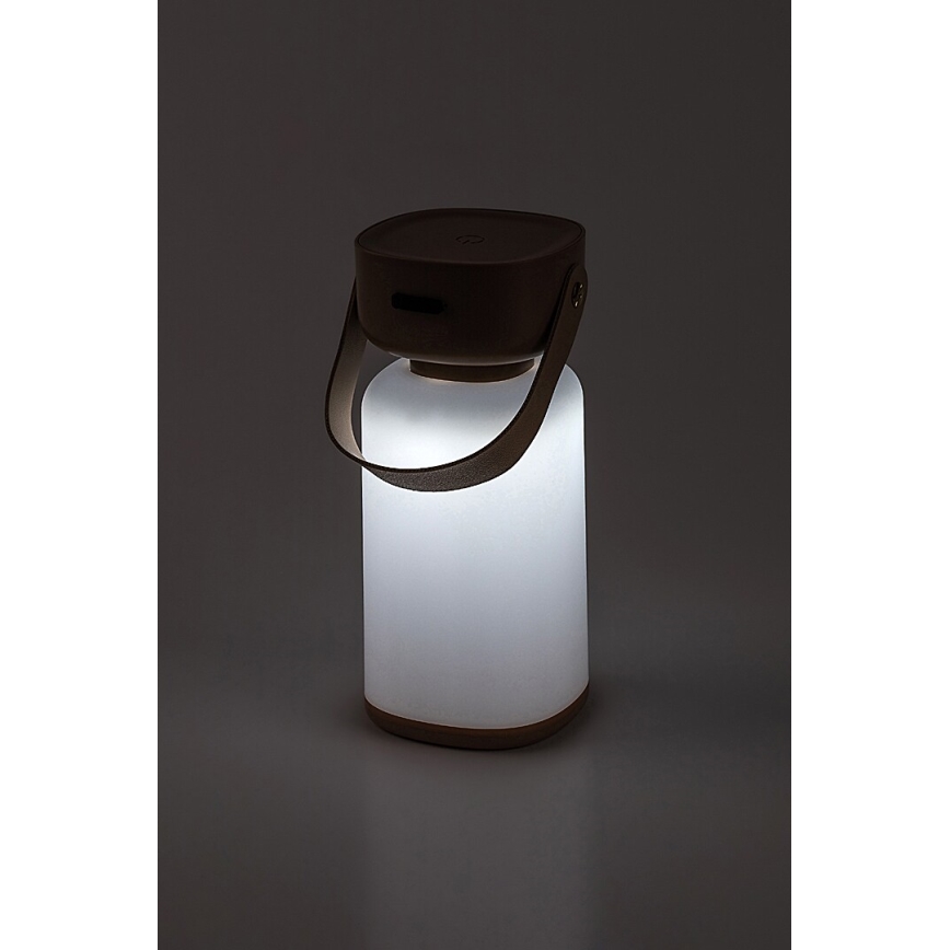 Rabalux - LED spoljašnja prigušiva stona lampa, na dodir, punjiva, LED/3W/5V, IP44, braon