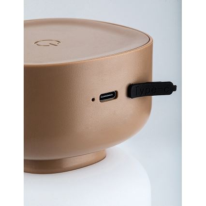 Rabalux - LED spoljašnja prigušiva stona lampa, na dodir, punjiva, LED/3W/5V, IP44, braon