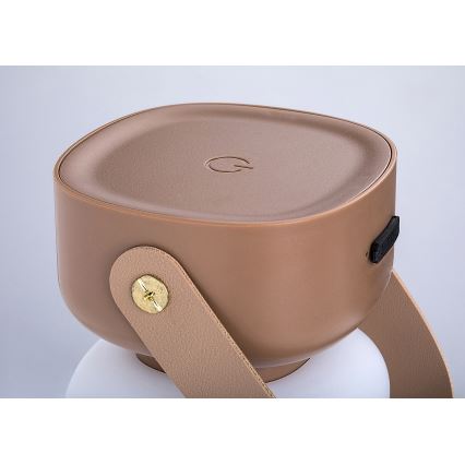 Rabalux - LED spoljašnja prigušiva stona lampa, na dodir, punjiva, LED/3W/5V, IP44, braon