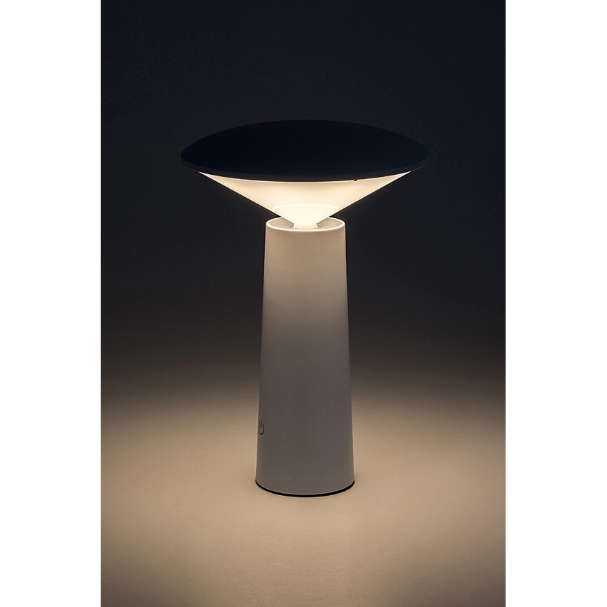 Rabalux - LED punjiva dodirna stona lampa POLPERRO LED/3W/3,7V 1200mAh, bela, sa prigušiva