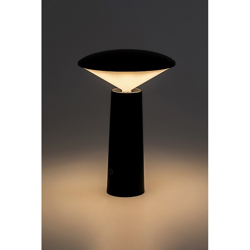 Rabalux - LED prigušiva punjiva dodirna stona lampa POLPERRO LED/3W/3,7V 1200mAh crna