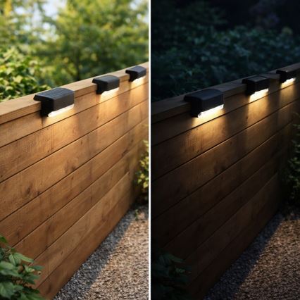 Rabalux - Set 4x solarna zidna LED svetla sa senzorom sumraka LED/0,06W/1,2V 300 mAh IP44