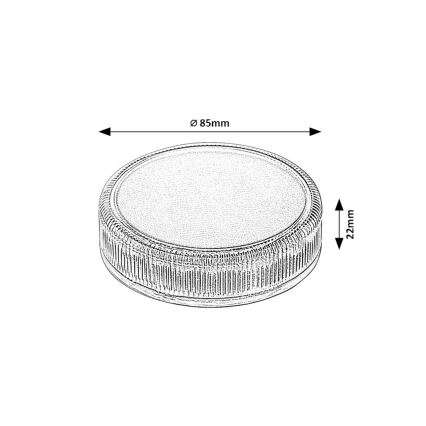 Rabalux - LED solarna svetiljka LED/0,3W/1,2V 800mAh IP65