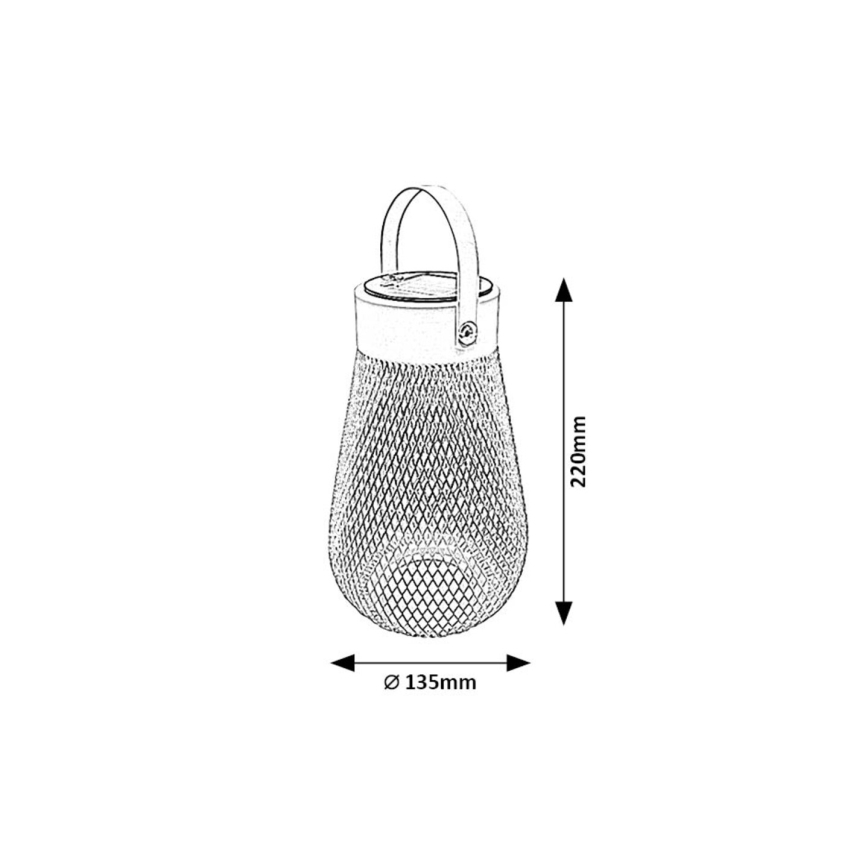Rabalux - LED solarna svetiljka LED/0,16W/1,2V 400 mAh IP44