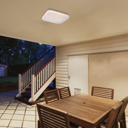 Rabalux - LED plafonsko svetlo za kupatilo LED/18W/230V 3000/4000/6000K IP44 28,5x28,5 cm