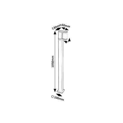 Rabalux - LED spoljna lampa LED/10W/230V IP54