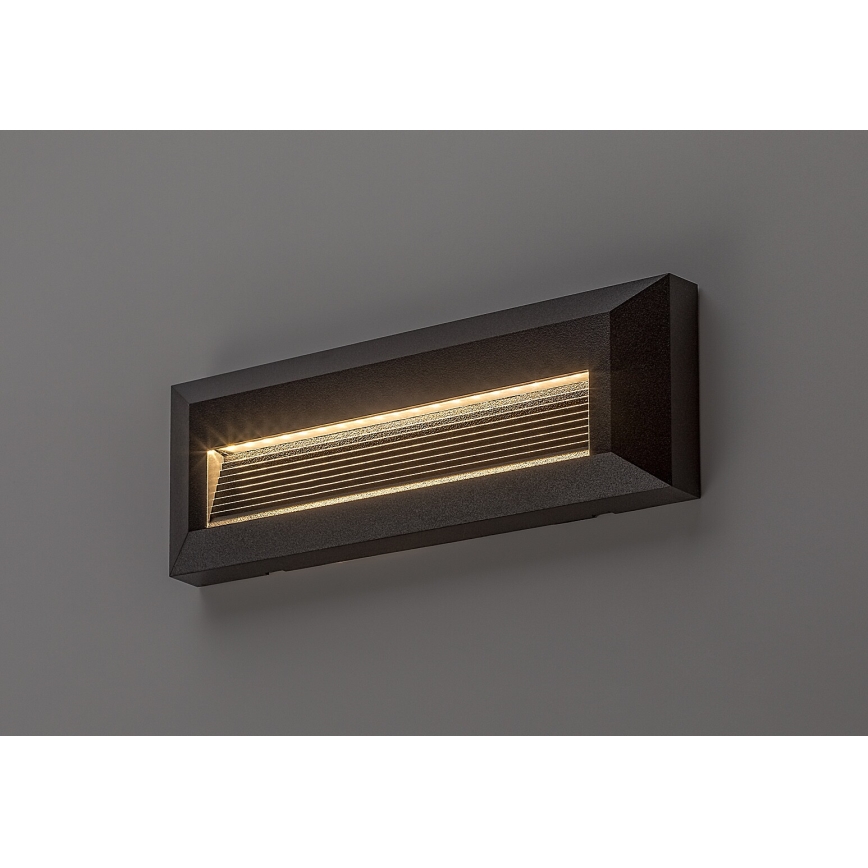 Rabalux - LED spoljašnje zidno svetlo LED/6W/230V IP65 crno