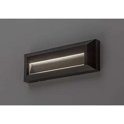 Rabalux - LED spoljašnje zidno svetlo LED/6W/230V IP65 crno