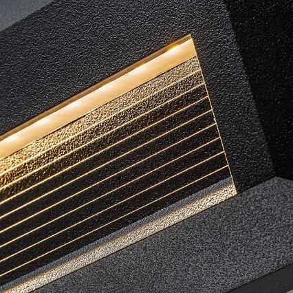 Rabalux - LED spoljašnje zidno svetlo LED/6W/230V IP65 crno