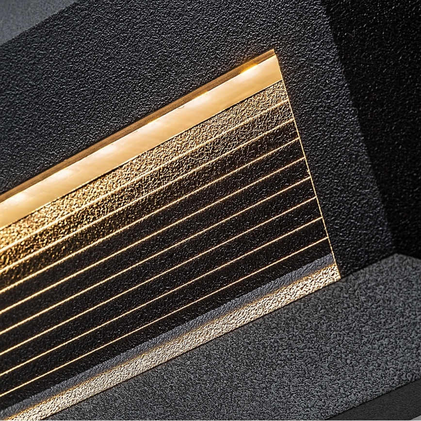 Rabalux - LED spoljašnje zidno svetlo LED/6W/230V IP65 crno