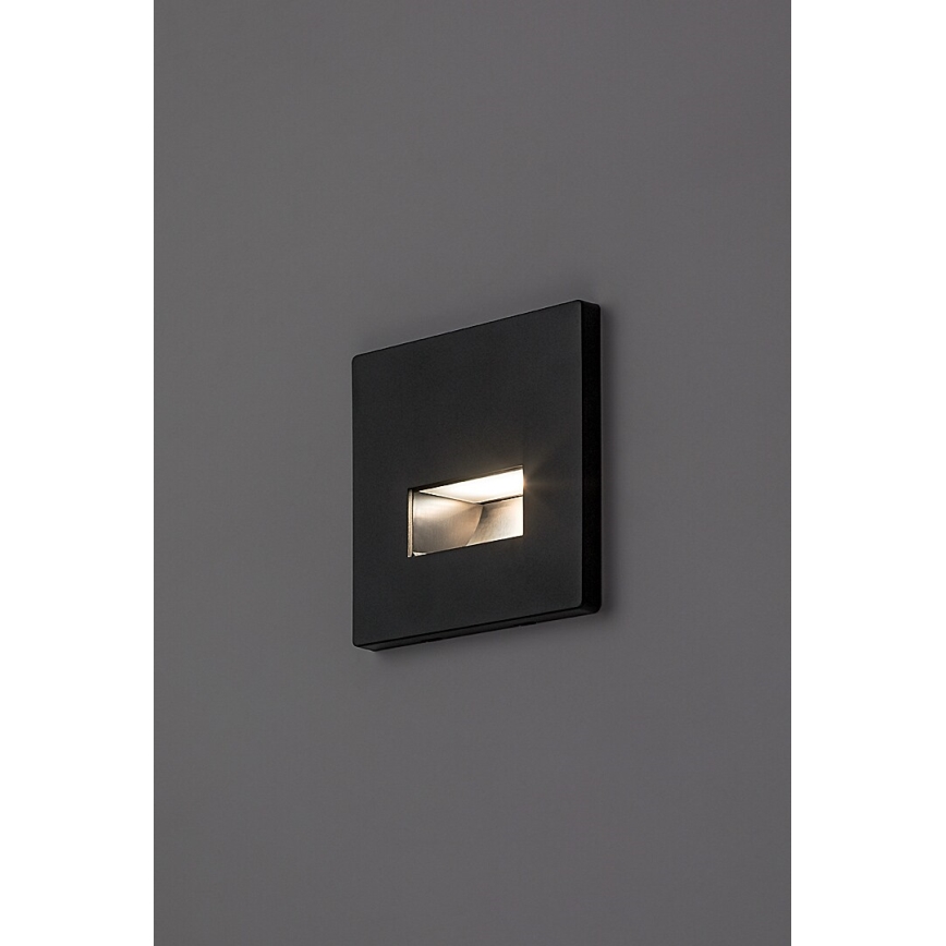 Rabalux - LED svetiljka za stepenište LED/1W/230V 3000/4500/6500K crna