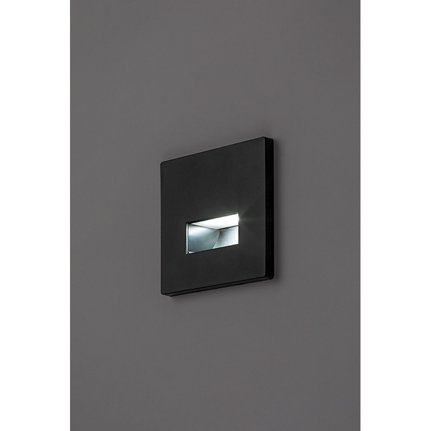 Rabalux - LED svetiljka za stepenište LED/1W/230V 3000/4500/6500K crna