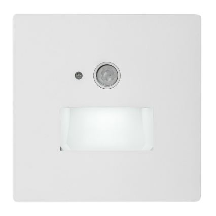 Rabalux - LED svetlo za stepenište sa senzorom pokreta i sumraka, LED/1W/230V, 3000/4500/6500K, bela