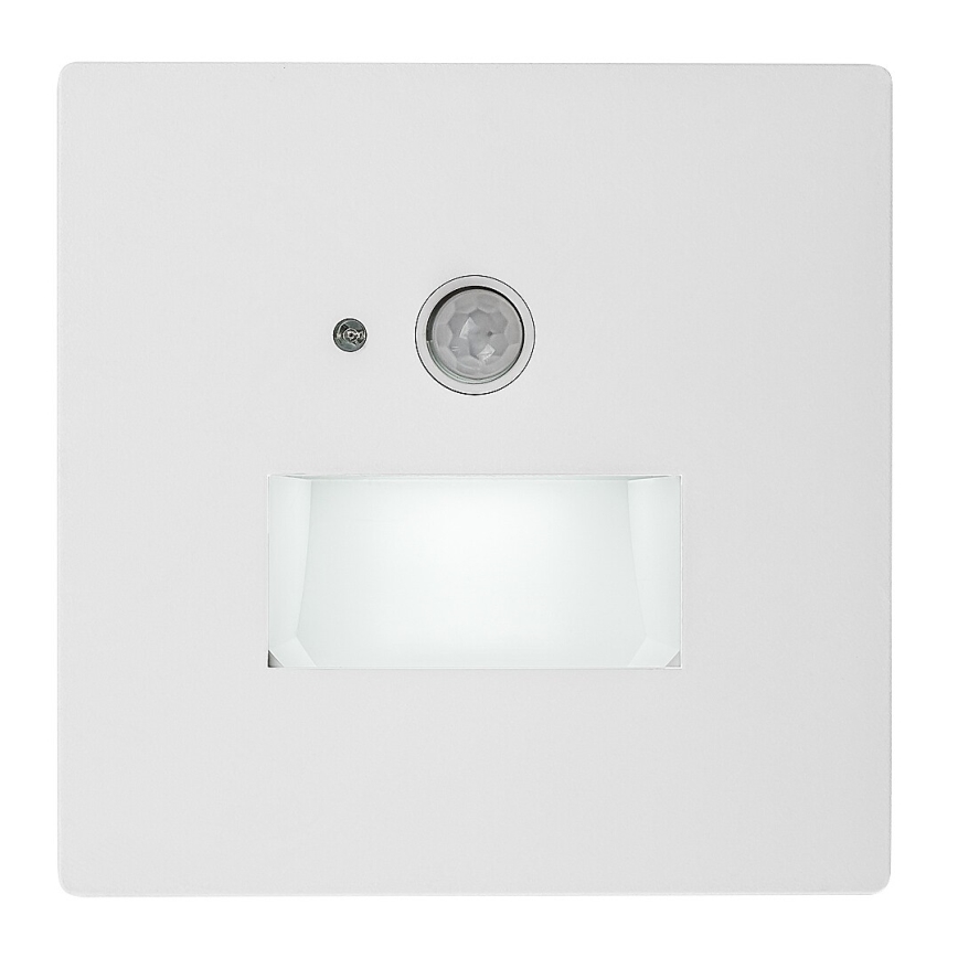 Rabalux - LED svetlo za stepenište sa senzorom pokreta i sumraka, LED/1W/230V, 3000/4500/6500K, bela