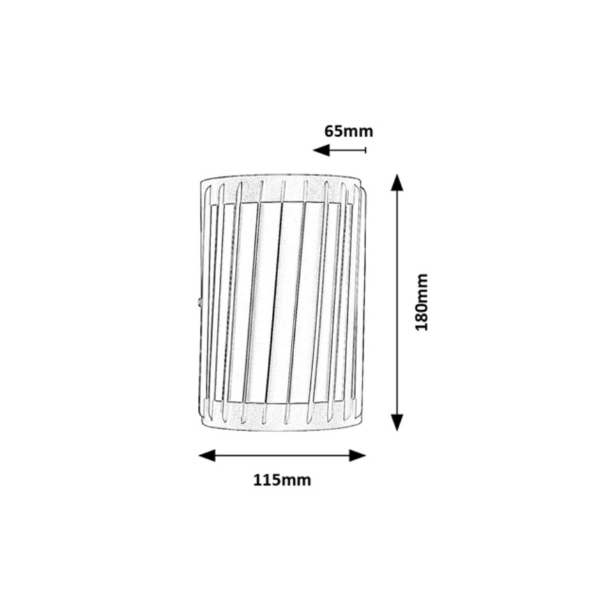Rabalux - Spoljašnja zidna LED svetiljka LED/6W/230V IP54