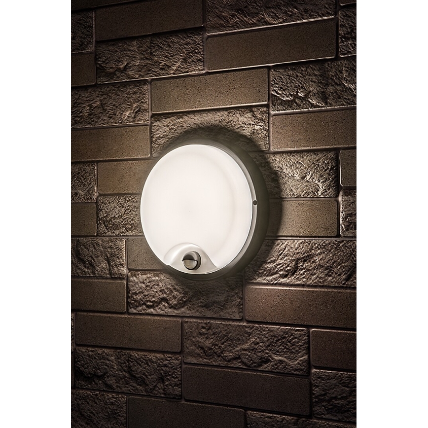 Rabalux - LED spoljno zidno svetlo sa senzorom LED/18W/230V IP65 crno