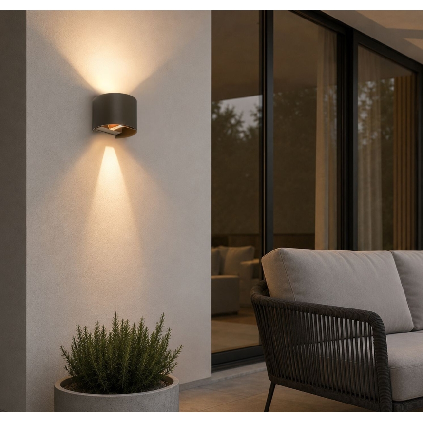 Rabalux - LED spoljašnje zidno svetlo LED/5W/230V 2700/4000/6500K IP54 u bež boji
