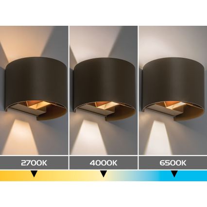 Rabalux - LED spoljašnje zidno svetlo LED/5W/230V 2700/4000/6500K IP54 u bež boji