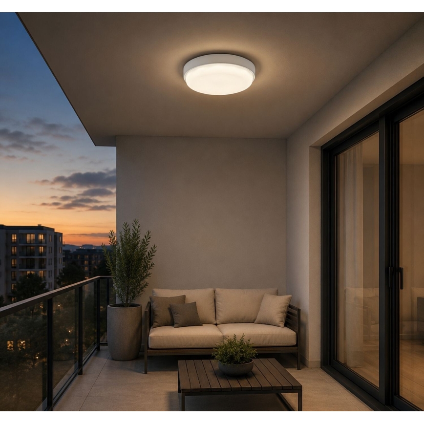 Rabalux - LED Spoljašnje plafonsko svetlo LED/14W/230V IP54 belo
