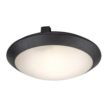 Rabalux - Spoljašnja plafonska svetiljka sa senzorom pokreta 1xE27/9W/230V IP65 prečnik 30 cm crna