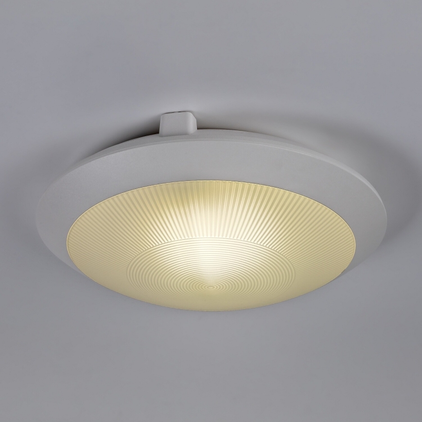 Rabalux - Spoljno plafonsko svetlo 1xE27/9W/230V IP65 prečnik 30 cm bela