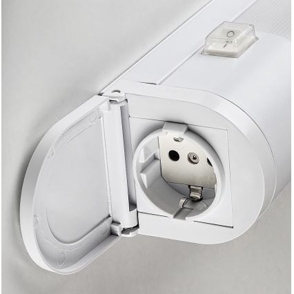 Rabalux - LED svetlo za ispod ormarića sa utičnicom LED/20W/230V 4000K IP44 bela 87 cm