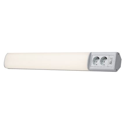 Rabalux - LED svetlo za ugradnju ispod kuhinjskih elemenata sa 2 utičnice LED/15W/230V 4000K 70 cm belo