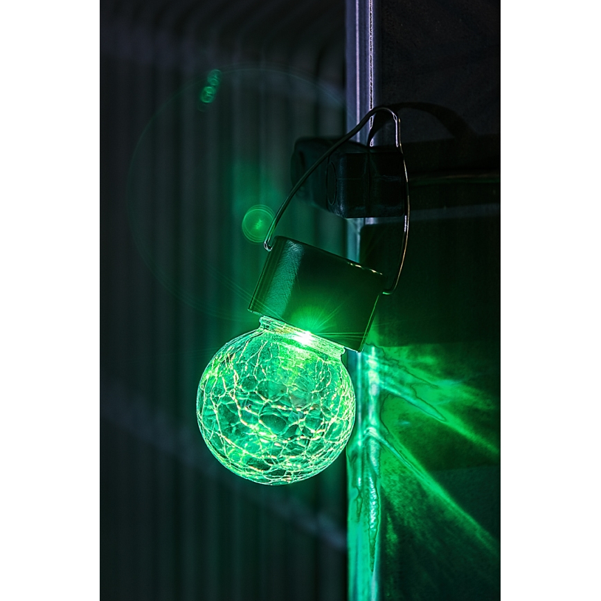 Rabalux - LED RGB spoljna solarna svetiljka sa prekidačem LED/0,06W 60 mAh IP44