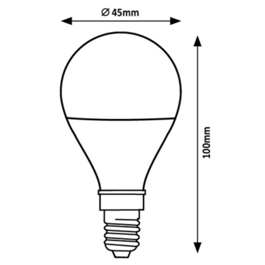 Rabalux - LED sijalica G45 E14/2W/230V 3000K Energetska klasa A