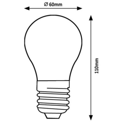 Rabalux - LED sijalica A60 E27/4W/230V 4000K Energetska klasa A