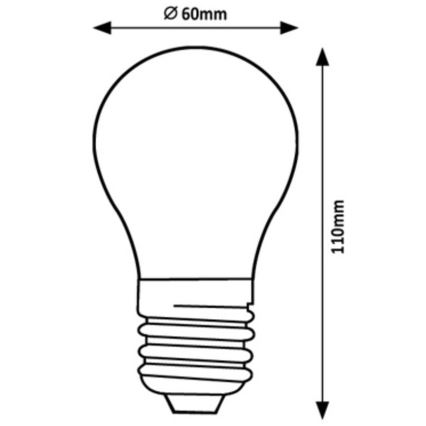 Rabalux - LED sijalica A60 E27/7W/230V 3000K Energetska klasa A