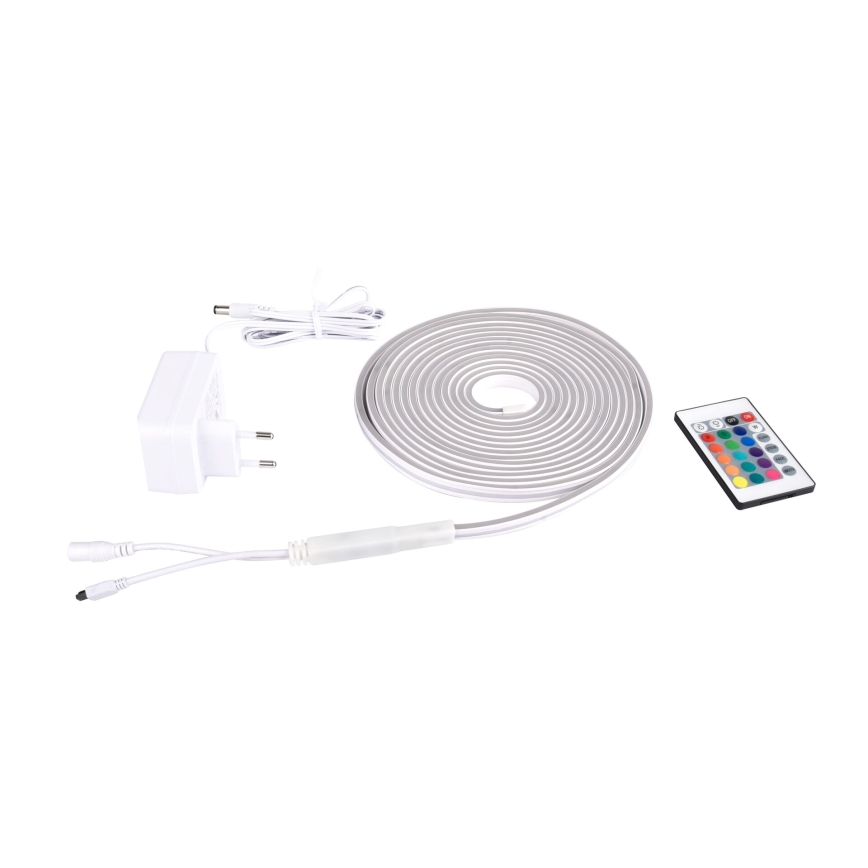 Rabalux - LED RGBW prigušiva traka LED/21W/230V 5 m IP67 + daljinski upravljač