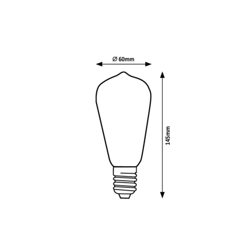 Rabalux - LED sijalica ST64 E27/4W/230V 4000K